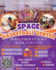 Read more about the article SPACE BASKETBALL CENTER rusza z naborem na sezon 2026/2027!